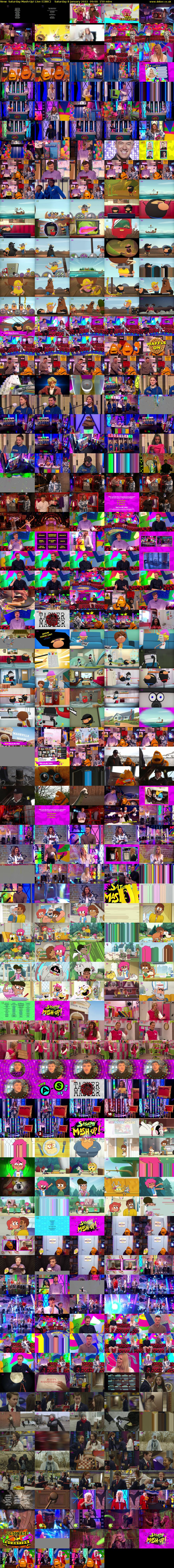 Saturday Mash-Up! Live (CBBC) Saturday 8 January 2022 09:00 - 11:30
