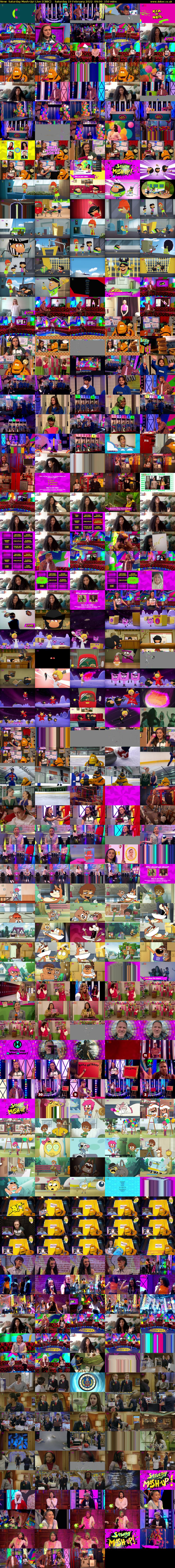 Saturday Mash-Up! Live (CBBC) Saturday 19 February 2022 09:00 - 11:30