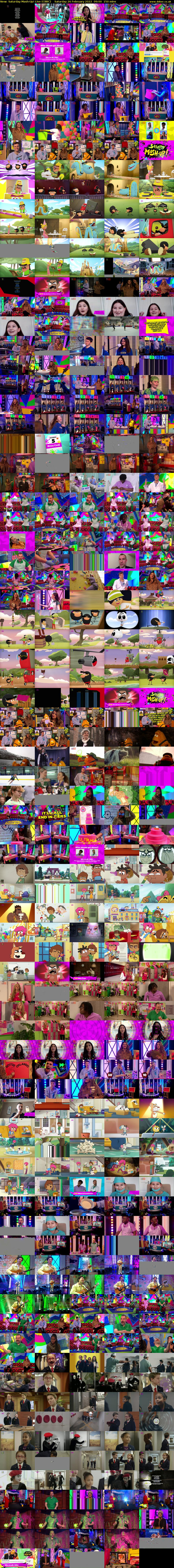 Saturday Mash-Up! Live (CBBC) Saturday 26 February 2022 09:00 - 11:30