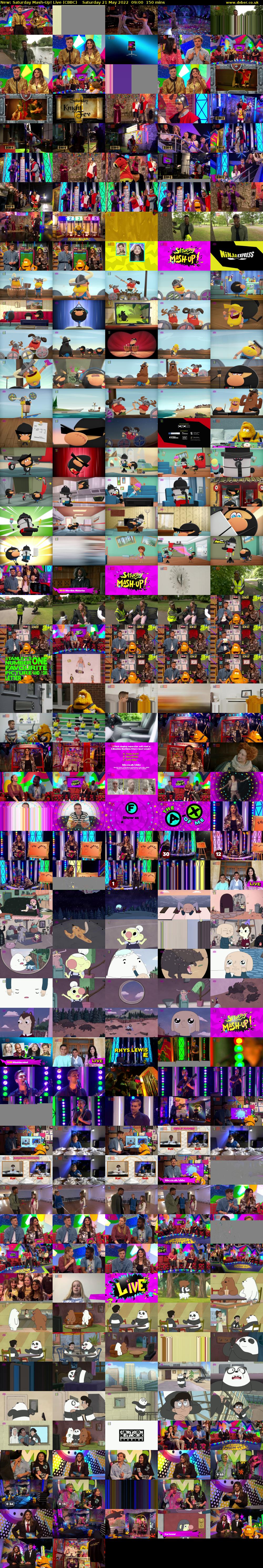 Saturday Mash-Up! Live (CBBC) Saturday 21 May 2022 09:00 - 11:30