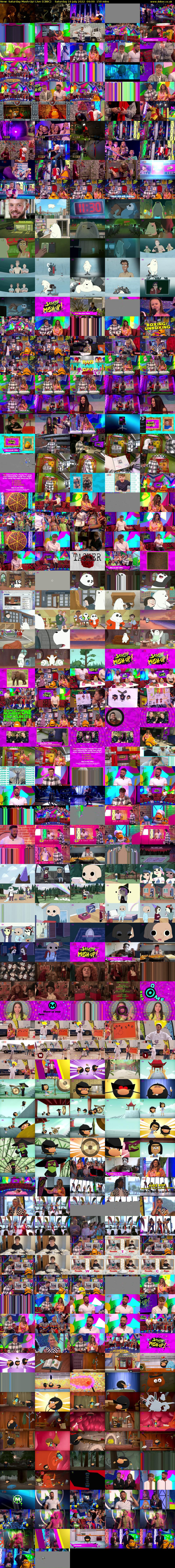 Saturday Mash-Up! Live (CBBC) Saturday 16 July 2022 09:00 - 11:30