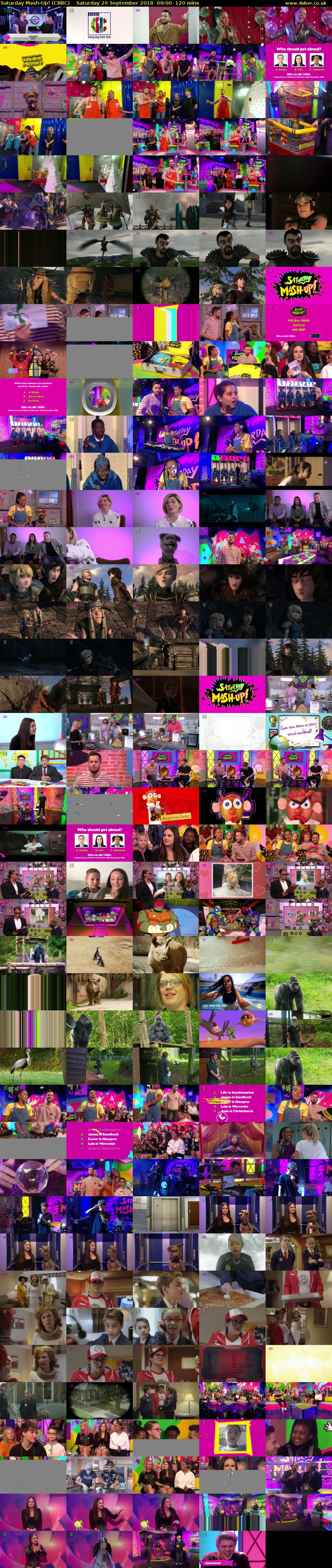 Saturday Mash-Up! (CBBC) Saturday 29 September 2018 09:00 - 11:00