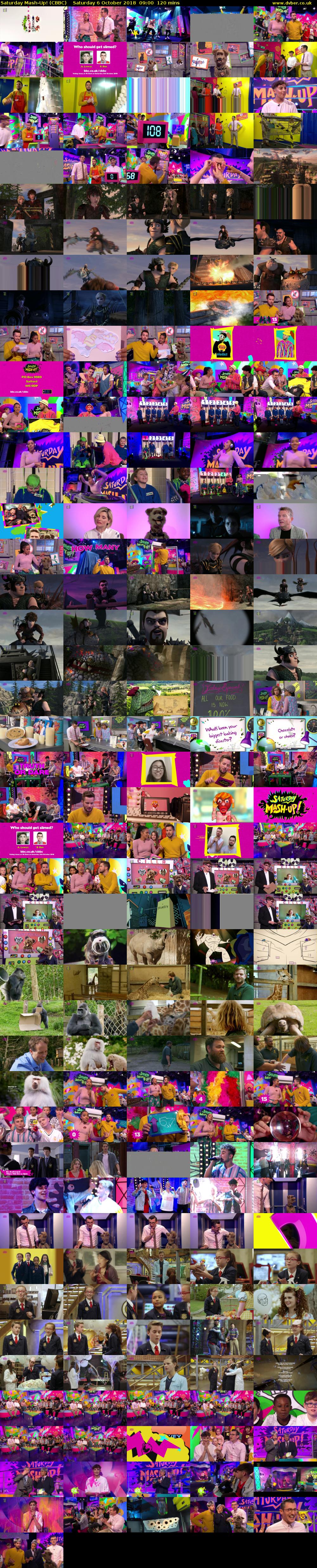 Saturday Mash-Up! (CBBC) Saturday 6 October 2018 09:00 - 11:00