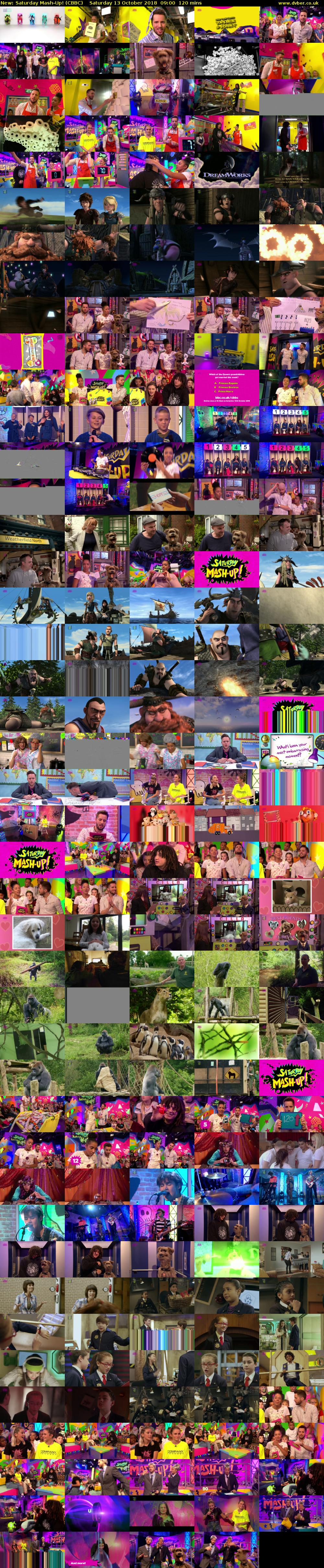 Saturday Mash-Up! (CBBC) Saturday 13 October 2018 09:00 - 11:00