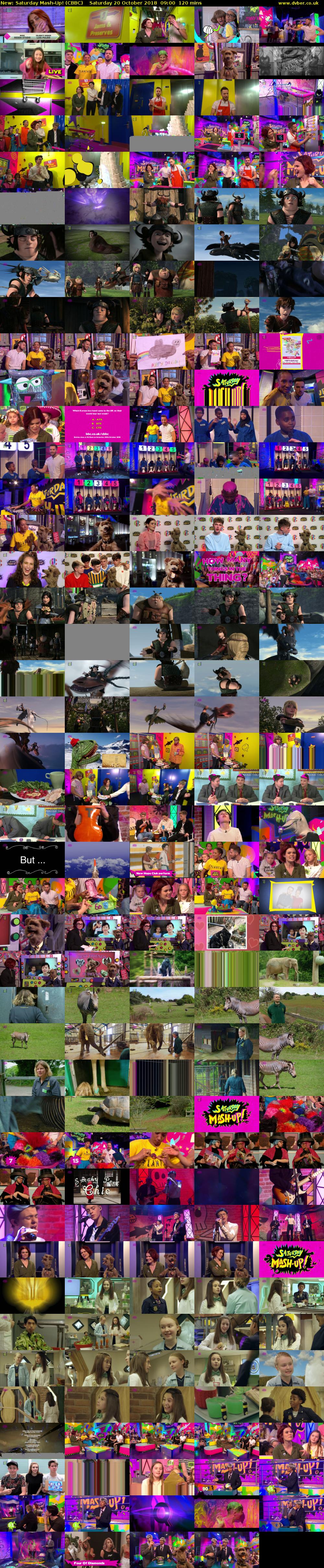 Saturday Mash-Up! (CBBC) Saturday 20 October 2018 09:00 - 11:00