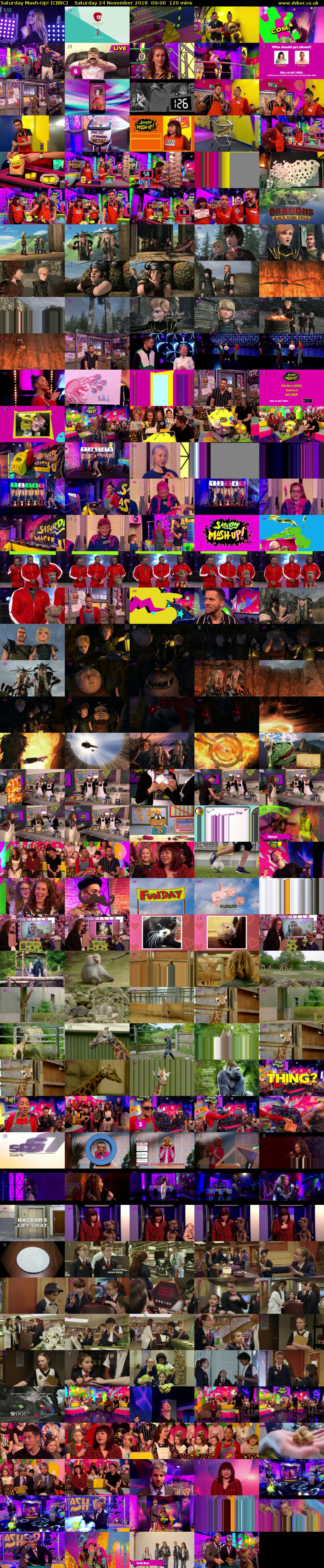 Saturday Mash-Up! (CBBC) Saturday 24 November 2018 09:00 - 11:00