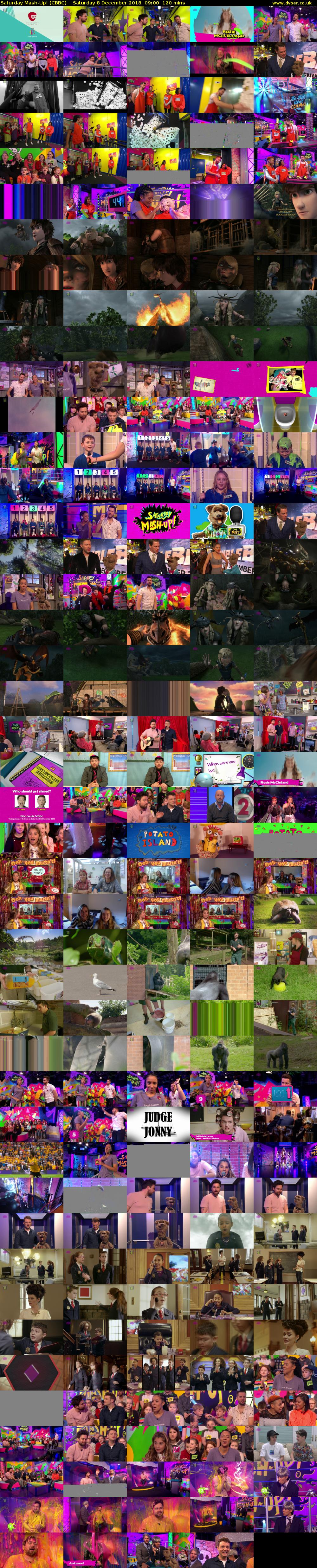 Saturday Mash-Up! (CBBC) Saturday 8 December 2018 09:00 - 11:00