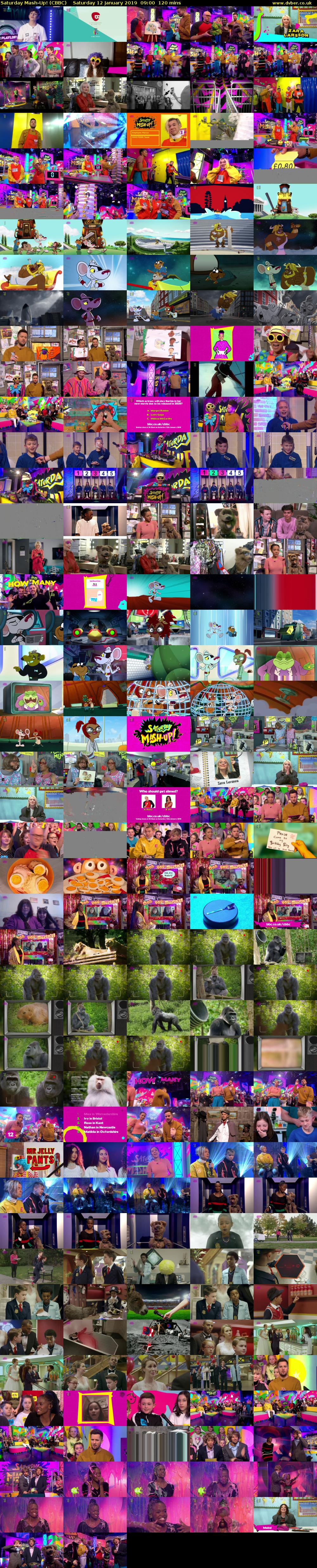 Saturday Mash-Up! (CBBC) Saturday 12 January 2019 09:00 - 11:00
