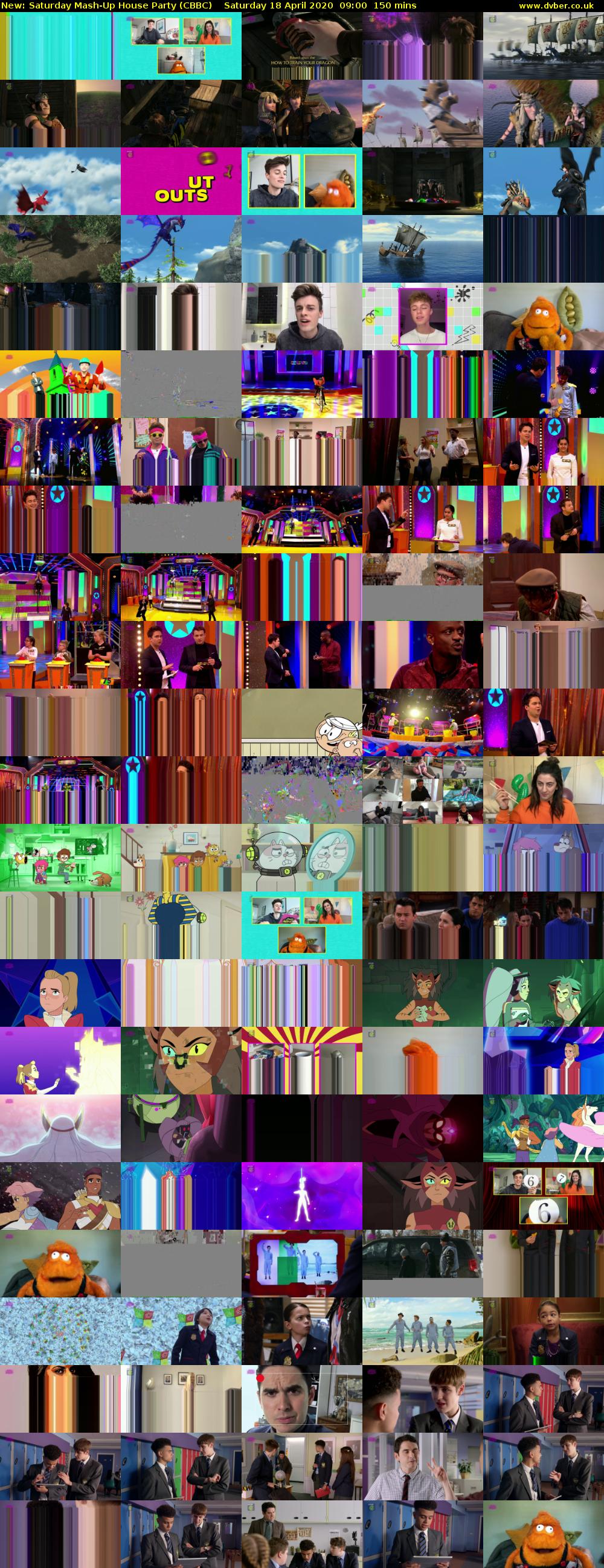 Saturday Mash-Up House Party (CBBC) Saturday 18 April 2020 09:00 - 11:30