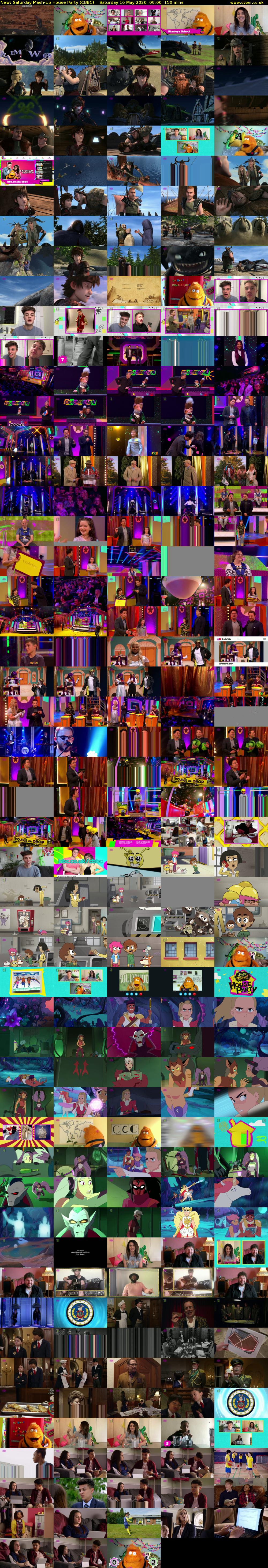 Saturday Mash-Up House Party (CBBC) Saturday 16 May 2020 09:00 - 11:30