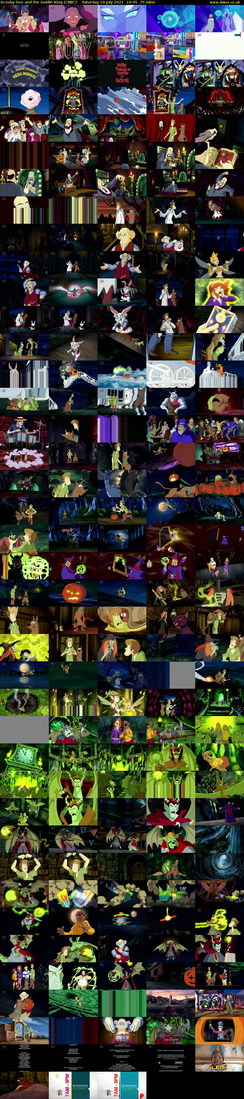 Scooby Doo and the Goblin King (CBBC) Saturday 10 July 2021 19:45 - 21:00