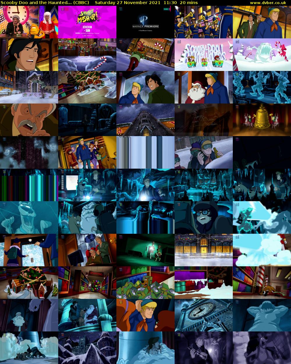 Scooby Doo and the Haunted... (CBBC) Saturday 27 November 2021 11:30 - 11:50