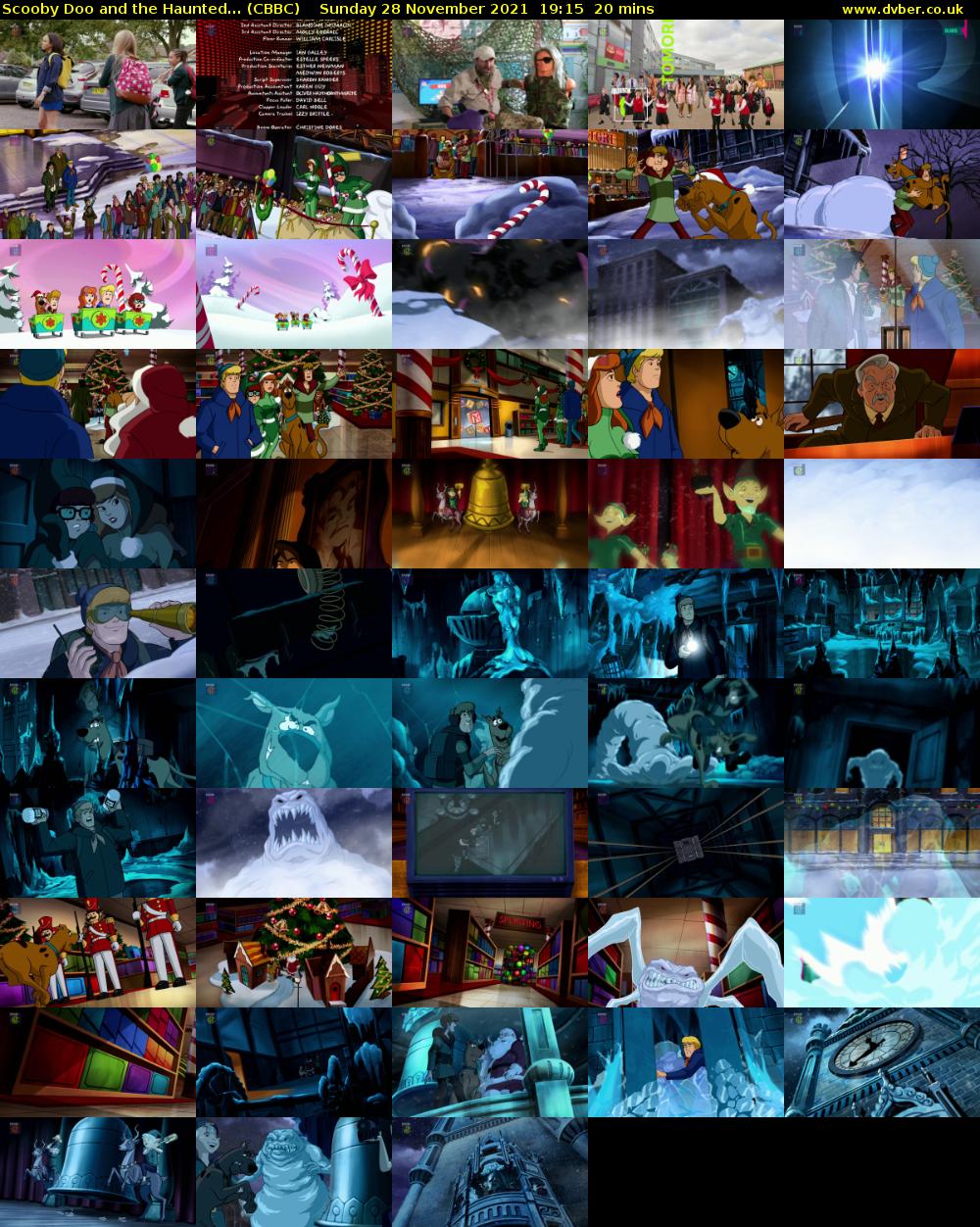 Scooby Doo and the Haunted... (CBBC) Sunday 28 November 2021 19:15 - 19:35