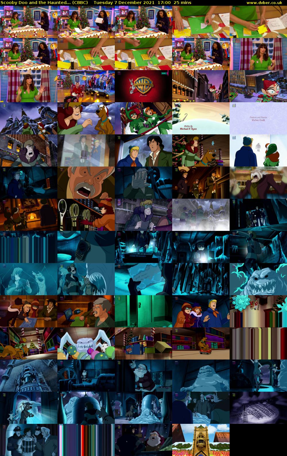 Scooby Doo and the Haunted... (CBBC) Tuesday 7 December 2021 17:00 - 17:25