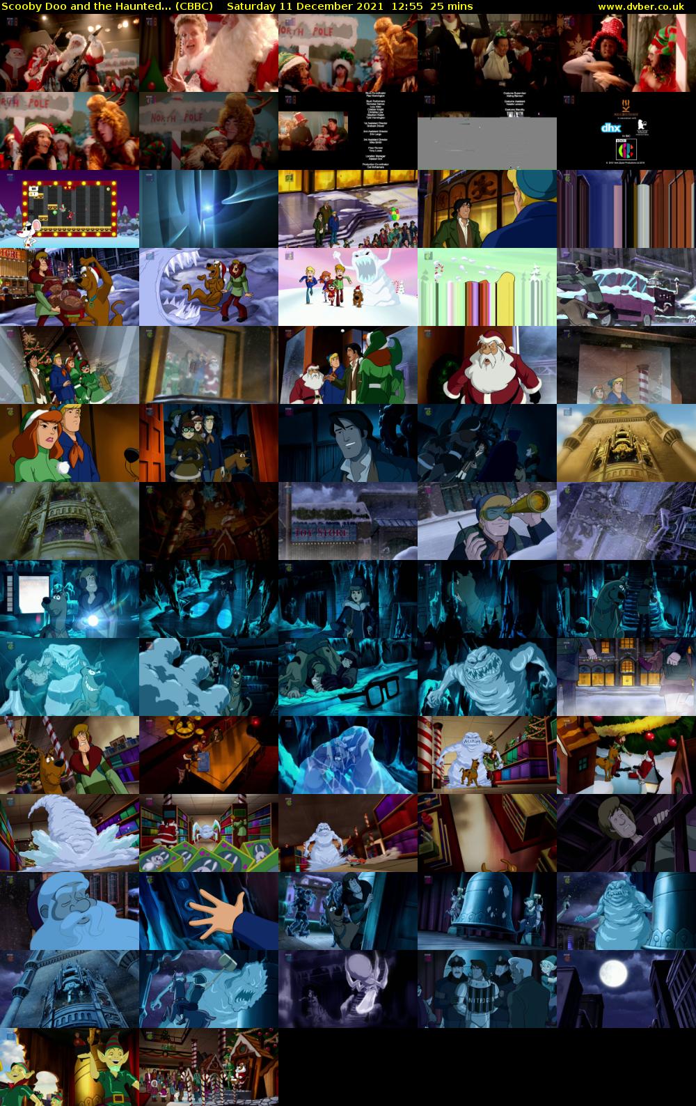 Scooby Doo and the Haunted... (CBBC) Saturday 11 December 2021 12:55 - 13:20