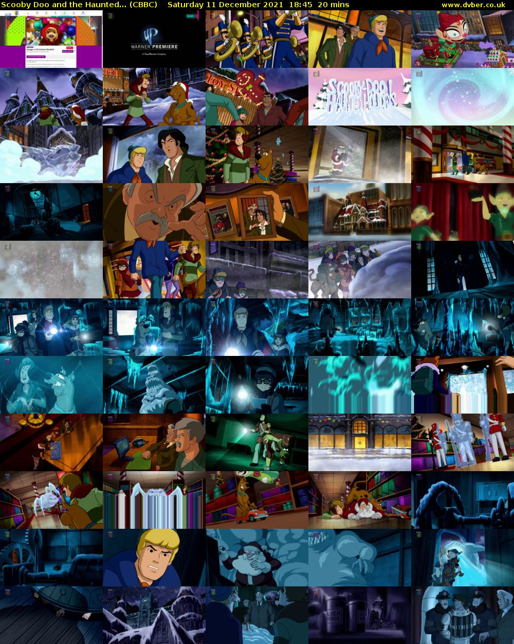 Scooby Doo and the Haunted... (CBBC) Saturday 11 December 2021 18:45 - 19:05