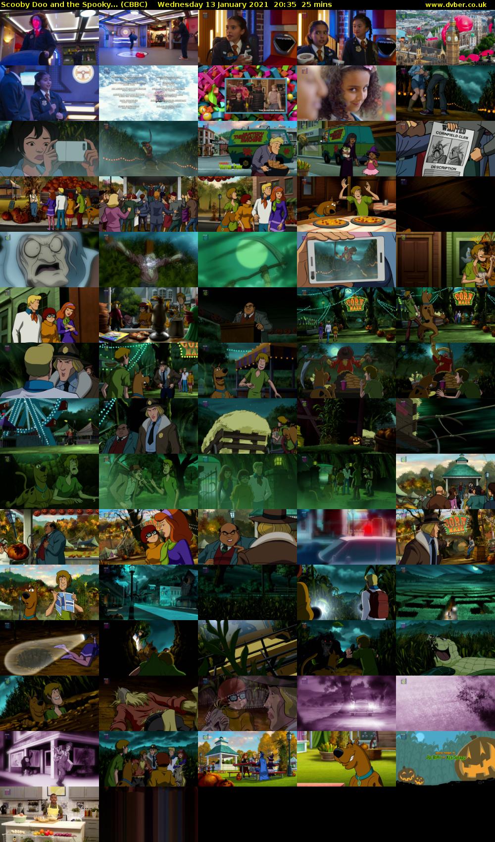 Scooby Doo and the Spooky... (CBBC) Wednesday 13 January 2021 20:35 - 21:00