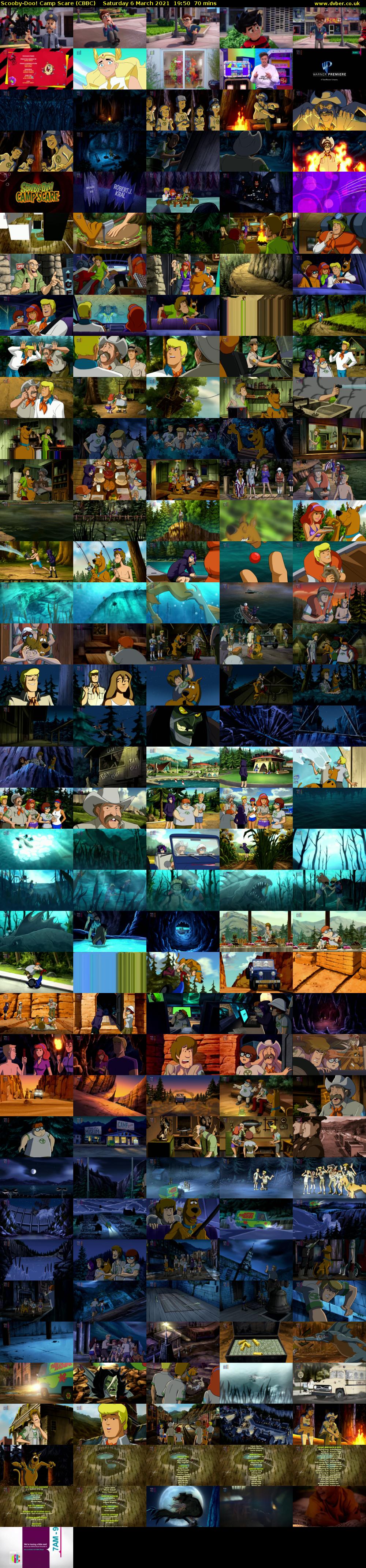 Scooby-Doo! Camp Scare (CBBC) Saturday 6 March 2021 19:50 - 21:00