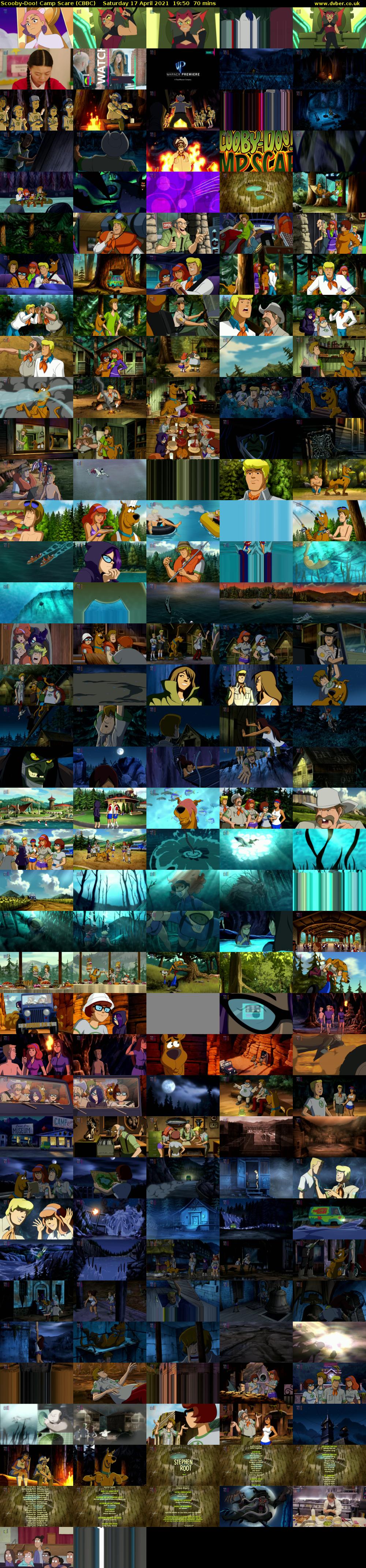 Scooby-Doo! Camp Scare (CBBC) Saturday 17 April 2021 19:50 - 21:00