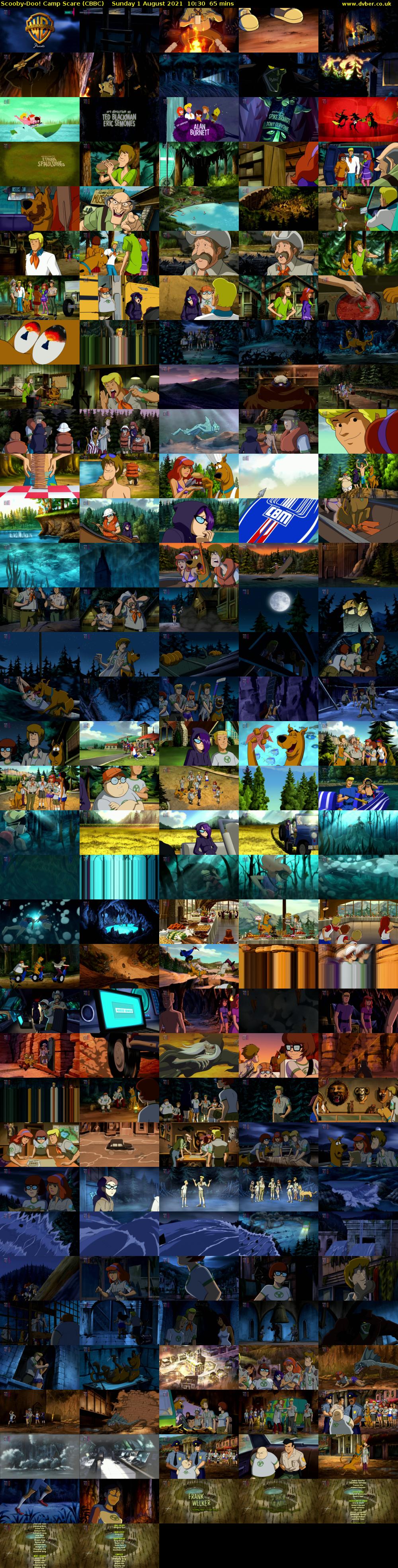 Scooby-Doo! Camp Scare (CBBC) Sunday 1 August 2021 10:30 - 11:35