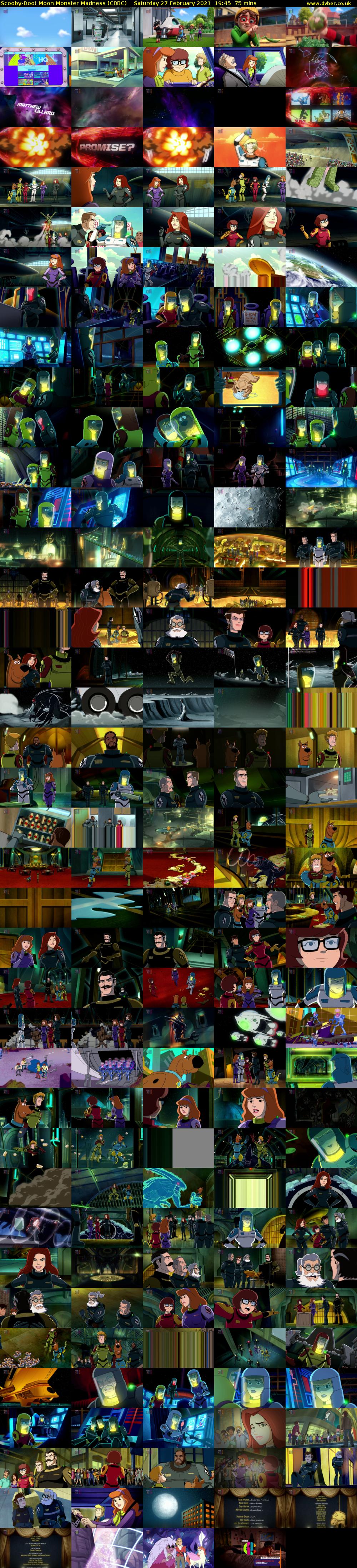 Scooby-Doo! Moon Monster Madness (CBBC) Saturday 27 February 2021 19:45 - 21:00