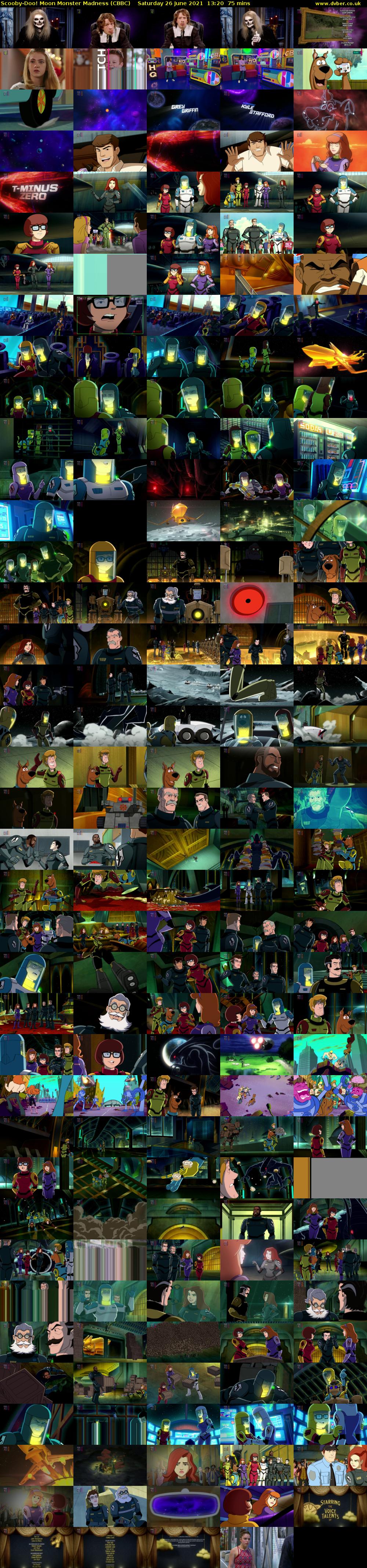 Scooby-Doo! Moon Monster Madness (CBBC) Saturday 26 June 2021 13:20 - 14:35