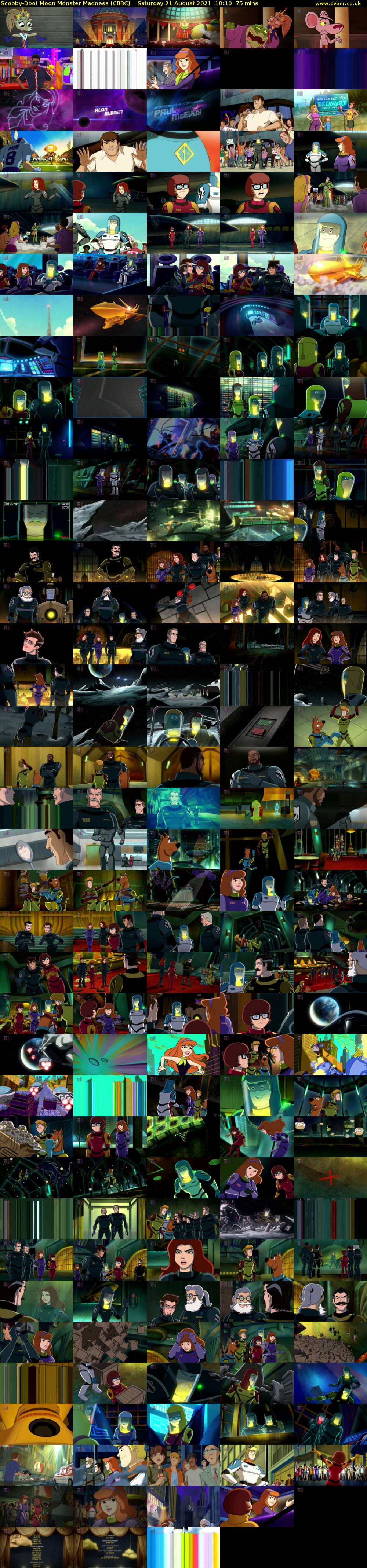 Scooby-Doo! Moon Monster Madness (CBBC) Saturday 21 August 2021 10:10 - 11:25