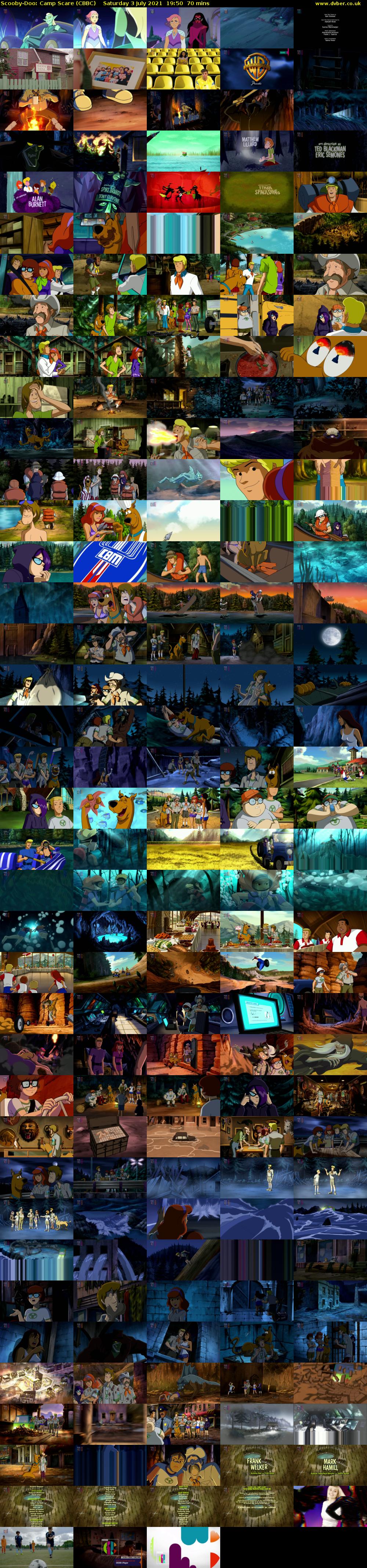 Scooby-Doo: Camp Scare (CBBC) Saturday 3 July 2021 19:50 - 21:00