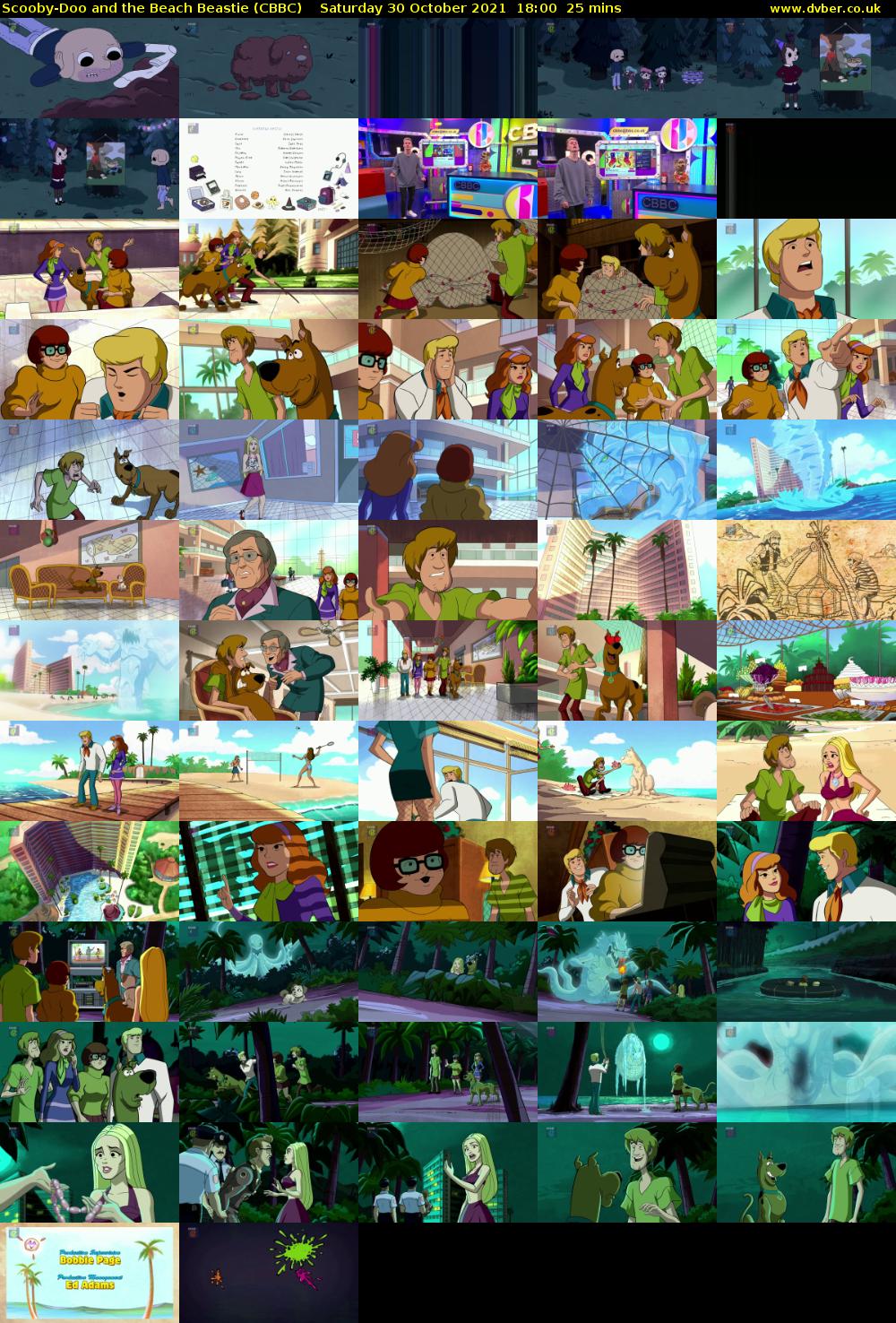Scooby-Doo and the Beach Beastie (CBBC) Saturday 30 October 2021 18:00 - 18:25