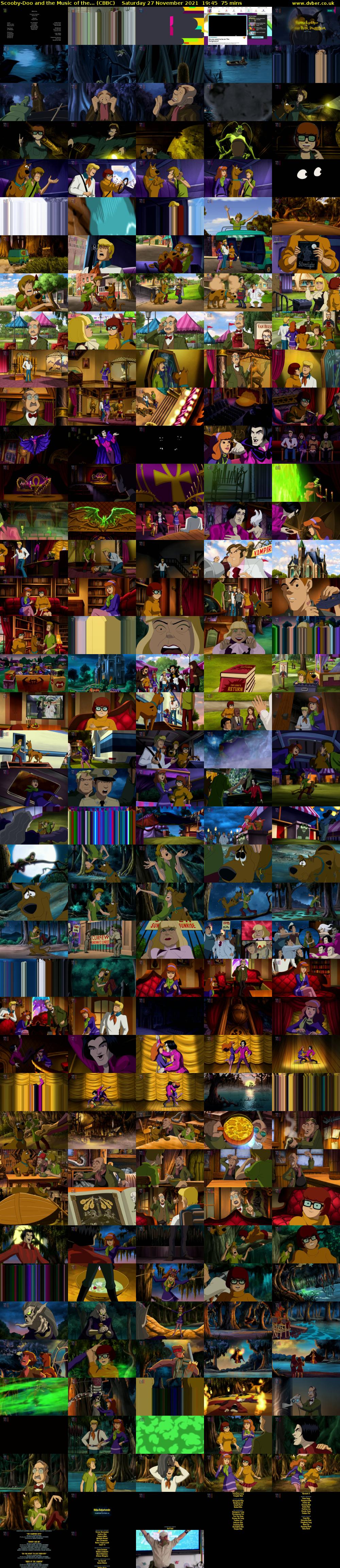 Scooby-Doo and the Music of the... (CBBC) Saturday 27 November 2021 19:45 - 21:00