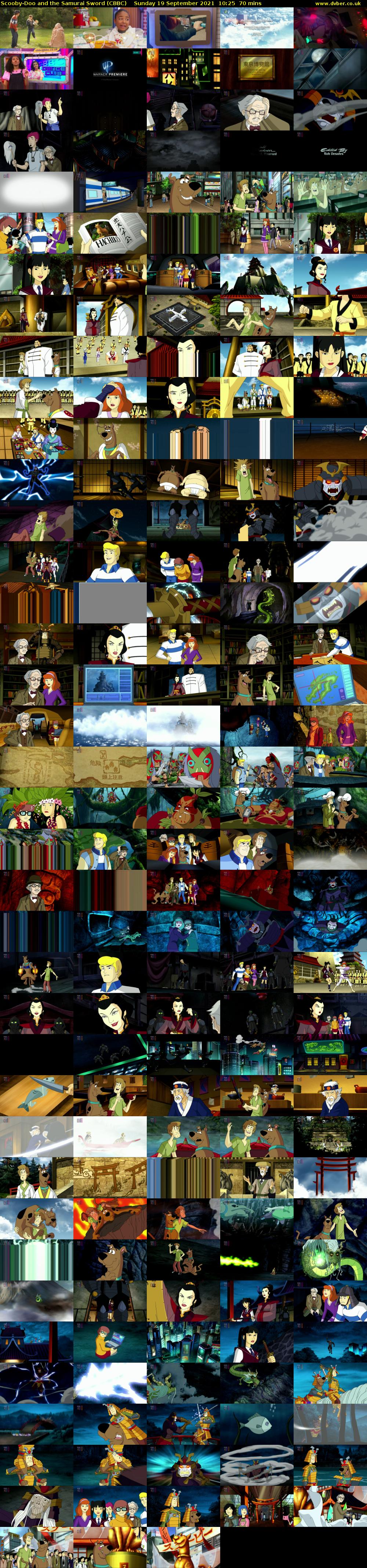 Scooby-Doo and the Samurai Sword (CBBC) Sunday 19 September 2021 10:25 - 11:35