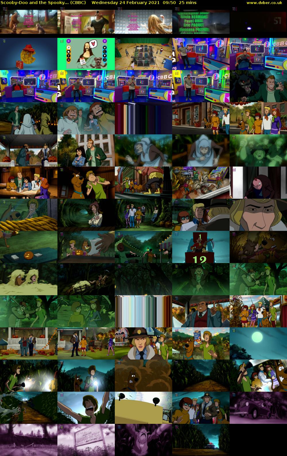 Scooby-Doo and the Spooky... (CBBC) Wednesday 24 February 2021 09:50 - 10:15