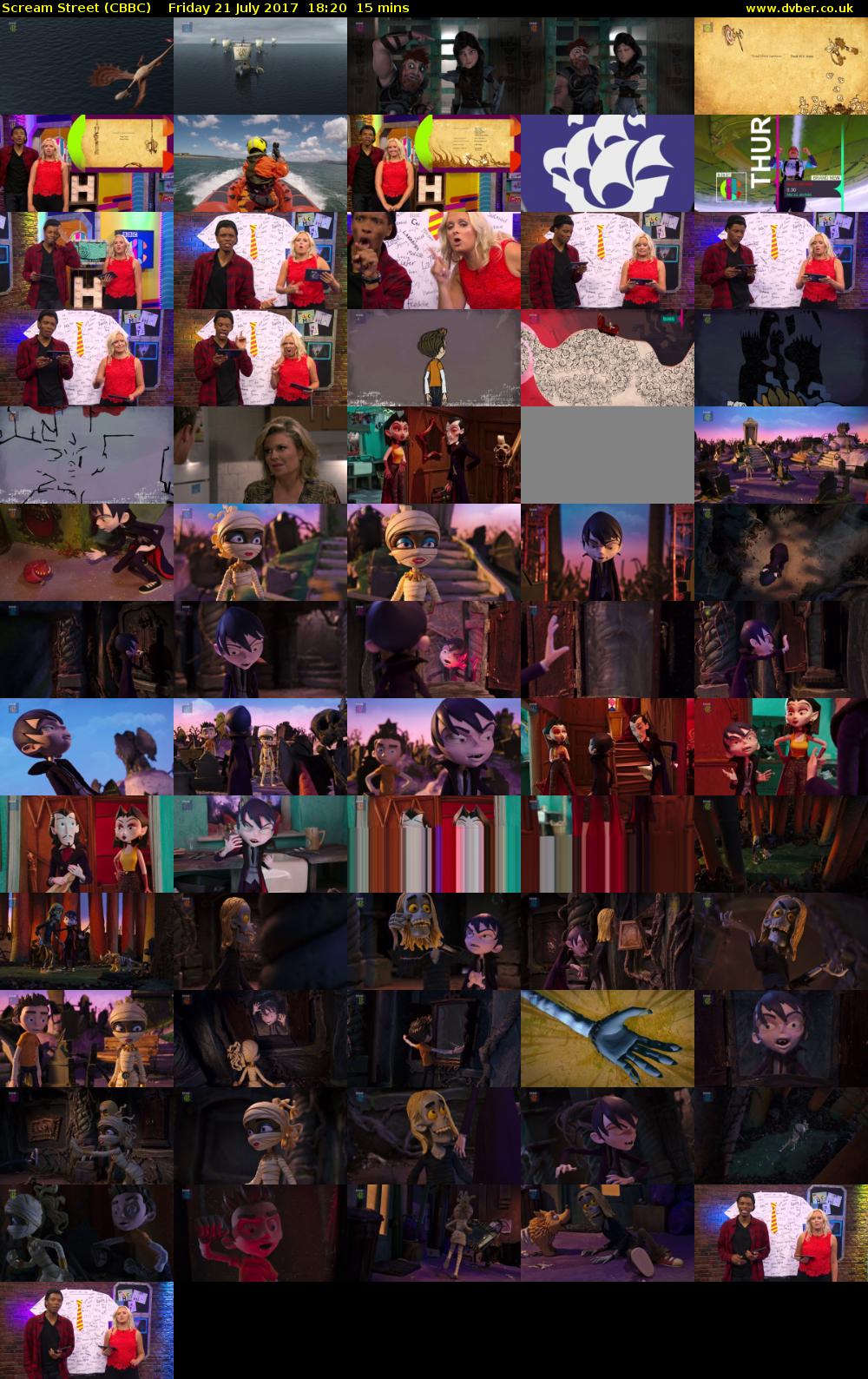 Scream Street (CBBC) Friday 21 July 2017 18:20 - 18:35