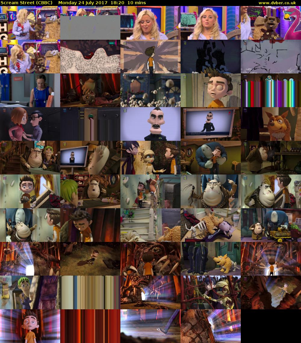 Scream Street (CBBC) Monday 24 July 2017 18:20 - 18:30