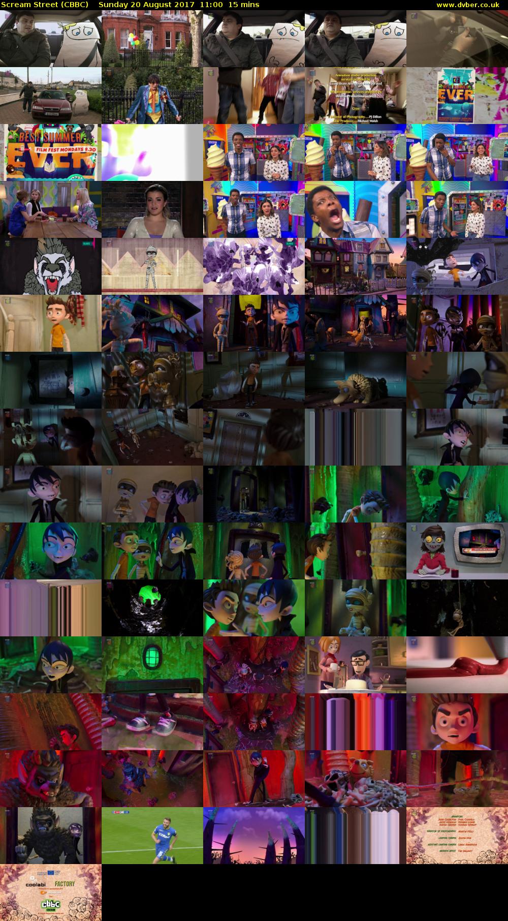 Scream Street (CBBC) Sunday 20 August 2017 11:00 - 11:15