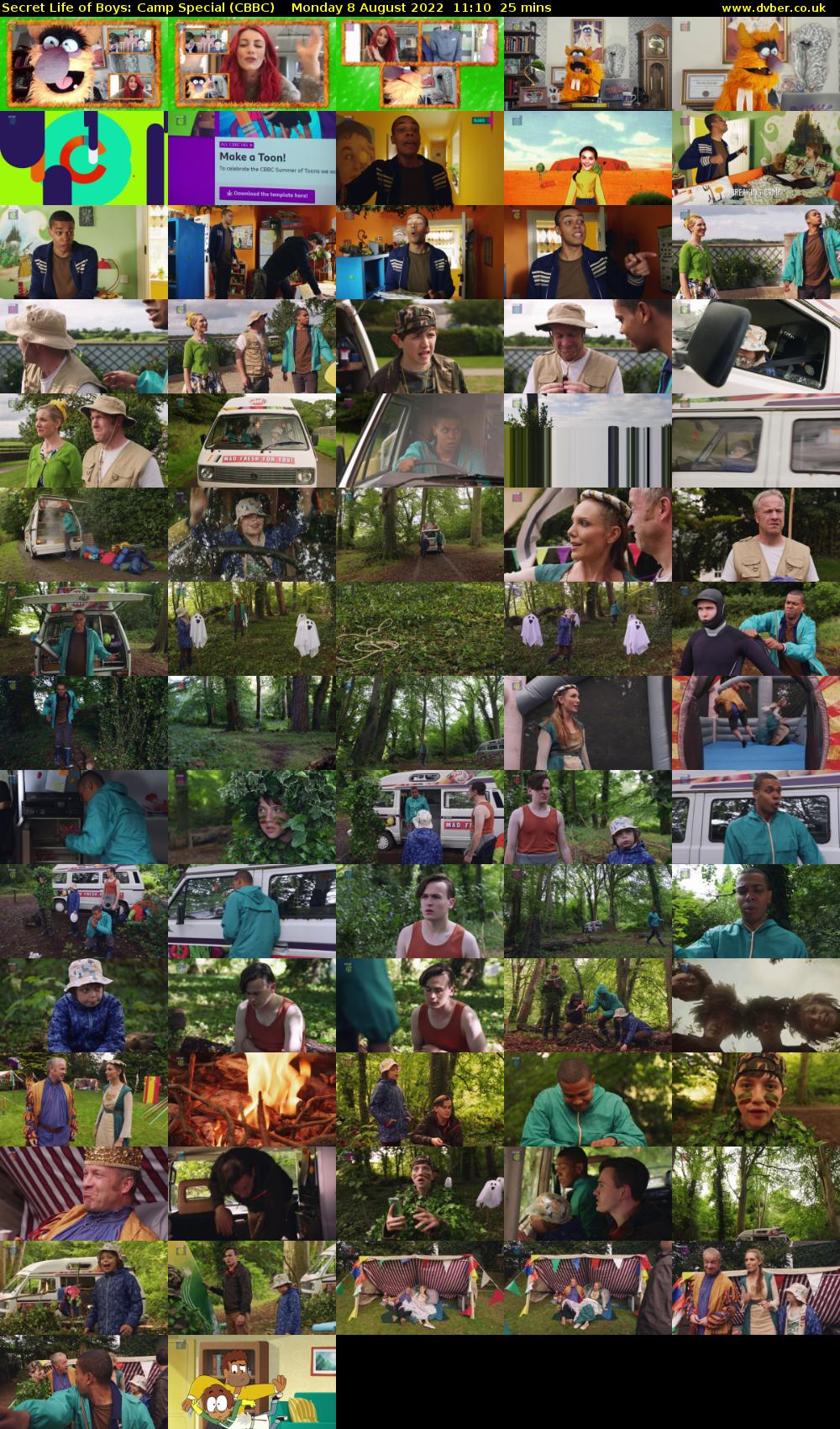Secret Life of Boys: Camp Special (CBBC) Monday 8 August 2022 11:10 - 11:35