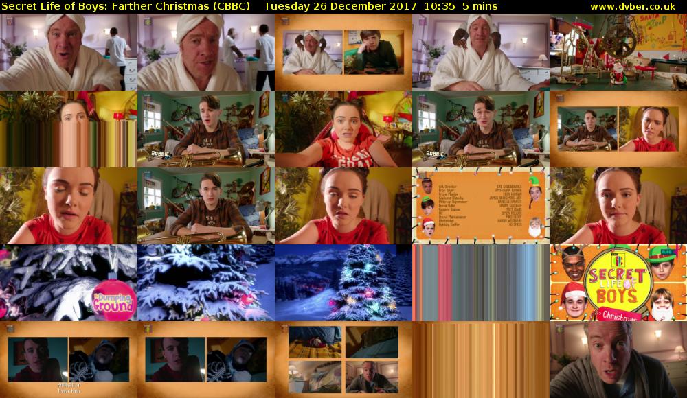 Secret Life of Boys: Farther Christmas (CBBC) Tuesday 26 December 2017 10:35 - 10:40