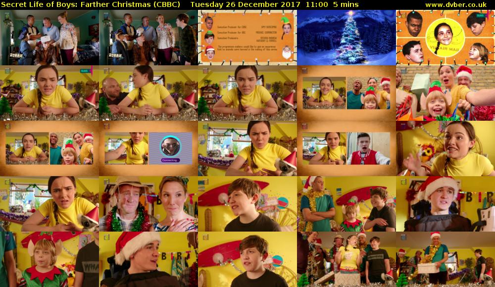 Secret Life of Boys: Farther Christmas (CBBC) Tuesday 26 December 2017 11:00 - 11:05