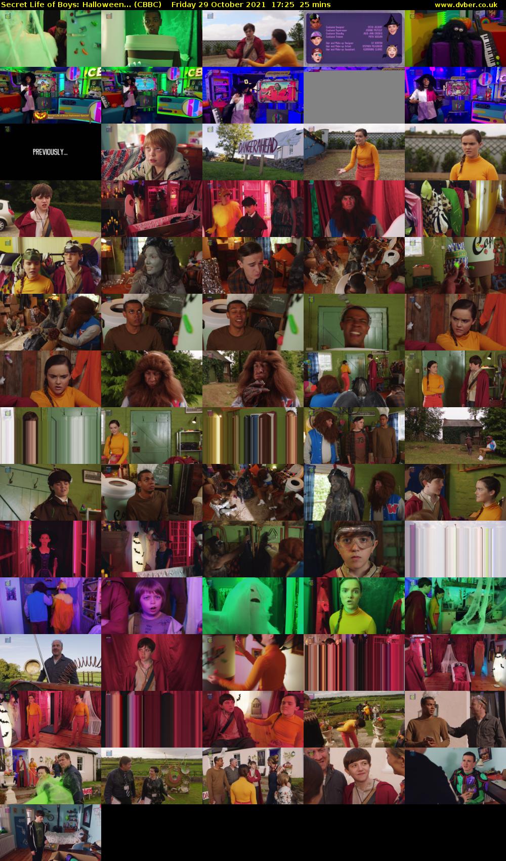 Secret Life of Boys: Halloween... (CBBC) Friday 29 October 2021 17:25 - 17:50