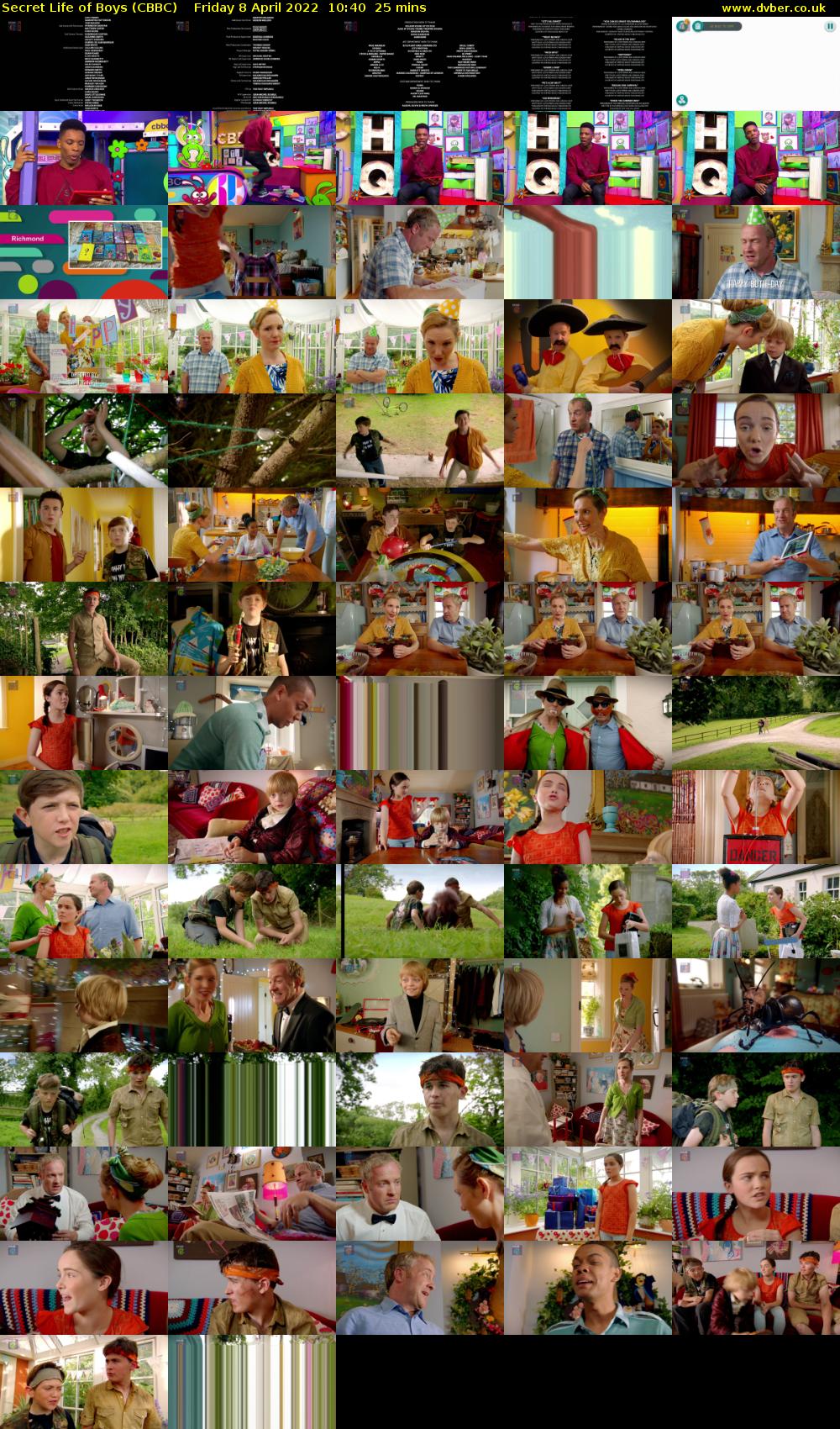 Secret Life of Boys (CBBC) Friday 8 April 2022 10:40 - 11:05