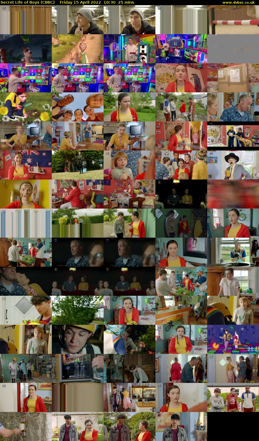 Secret Life of Boys (CBBC) Friday 15 April 2022 10:30 - 10:55