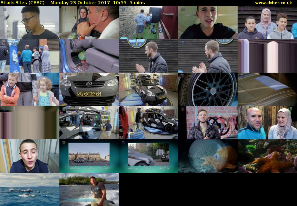 Shark Bites (CBBC) Monday 23 October 2017 10:55 - 11:00