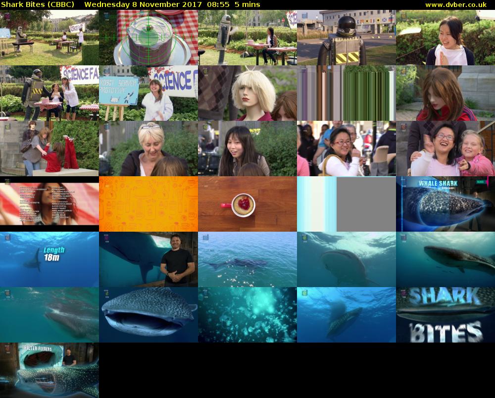 Shark Bites (CBBC) Wednesday 8 November 2017 08:55 - 09:00