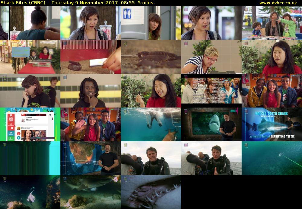 Shark Bites (CBBC) Thursday 9 November 2017 08:55 - 09:00