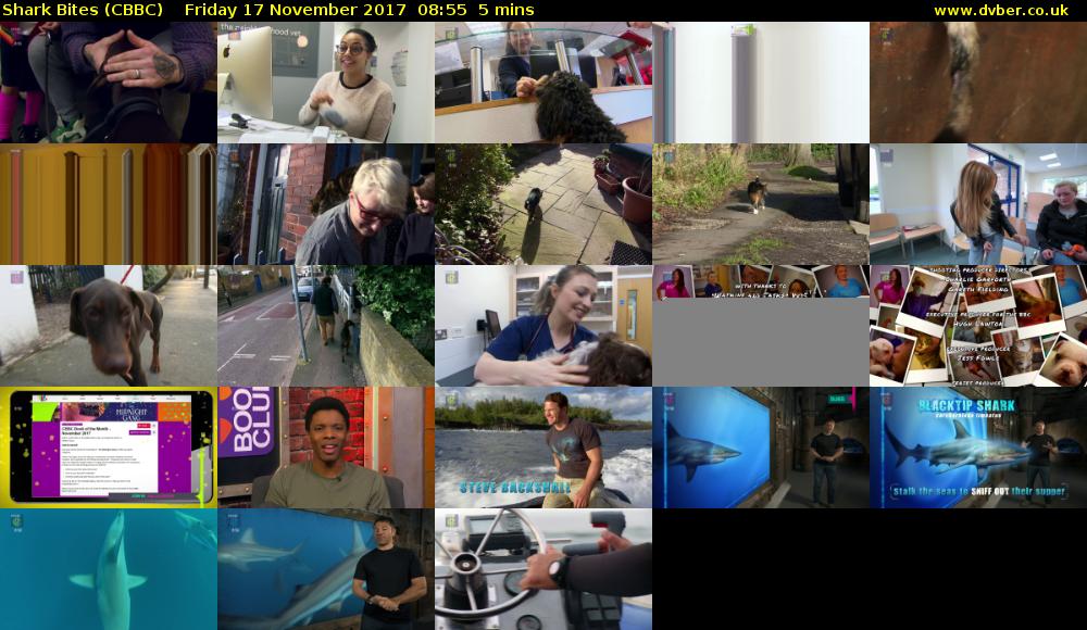 Shark Bites (CBBC) Friday 17 November 2017 08:55 - 09:00