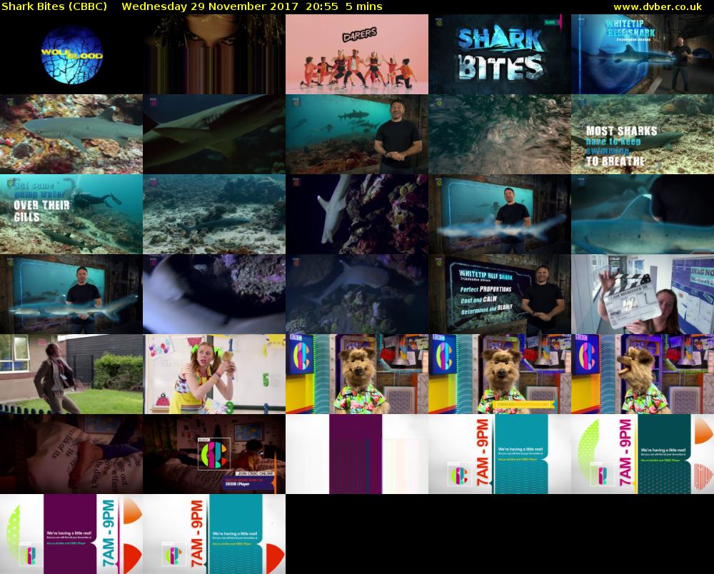 Shark Bites (CBBC) Wednesday 29 November 2017 20:55 - 21:00