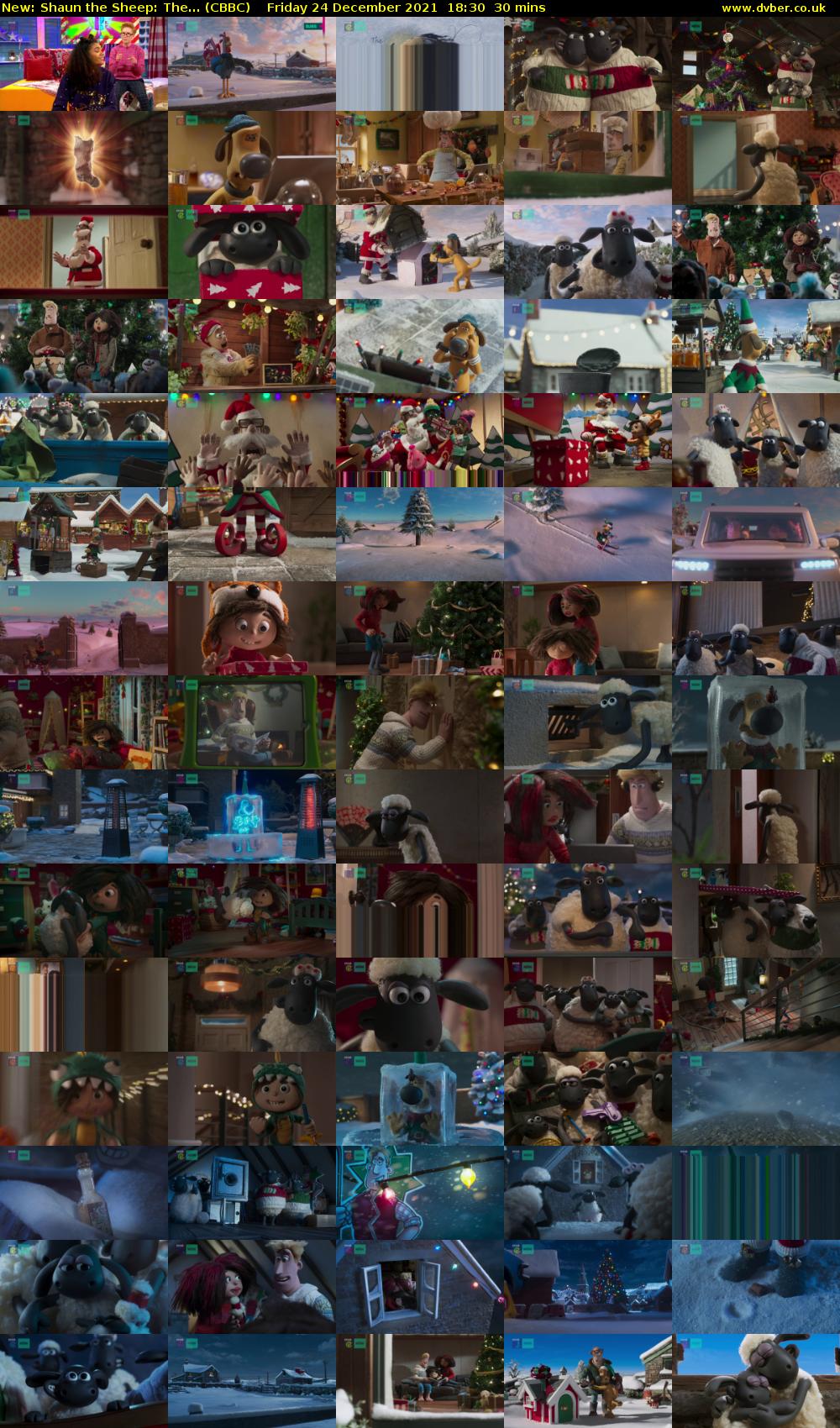 Shaun the Sheep: The... (CBBC) Friday 24 December 2021 18:30 - 19:00