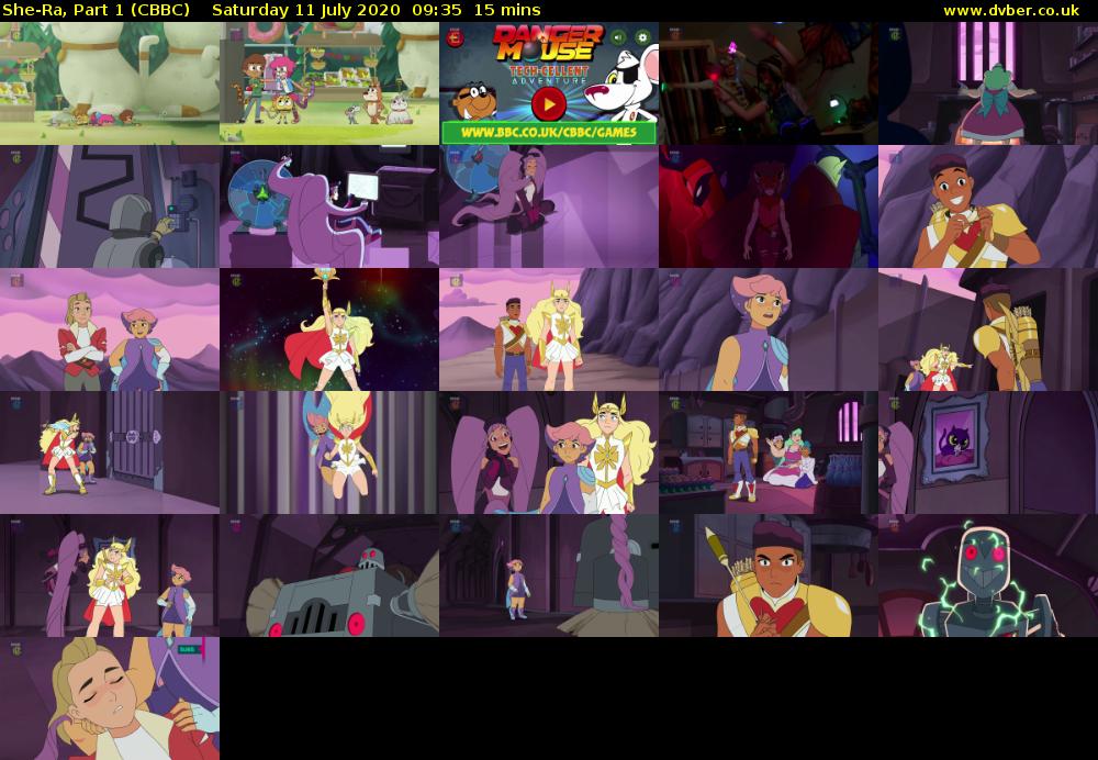 She-Ra, Part 1 (CBBC) Saturday 11 July 2020 09:35 - 09:50
