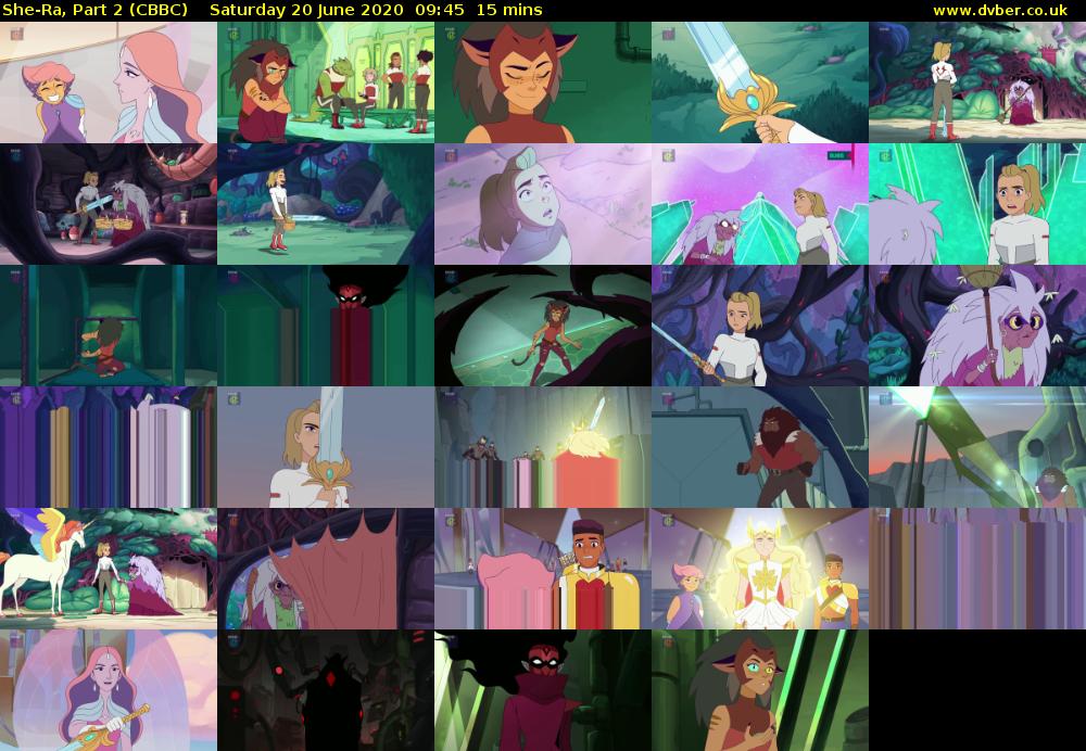 She-Ra, Part 2 (CBBC) Saturday 20 June 2020 09:45 - 10:00