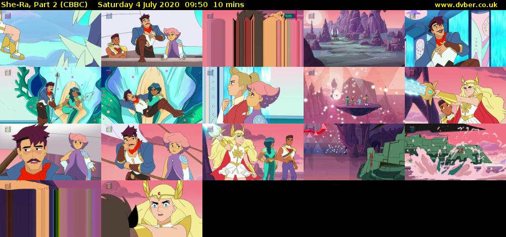 She-Ra, Part 2 (CBBC) Saturday 4 July 2020 09:50 - 10:00